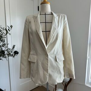 MM6 Maison Margiela White Blazer - 40
